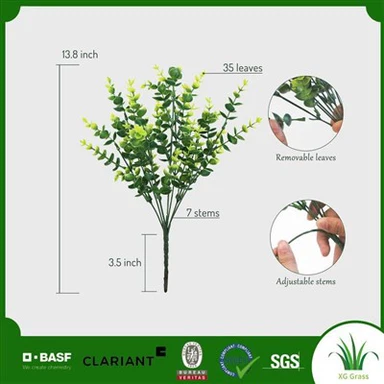 Konstgjorda blommor i vas